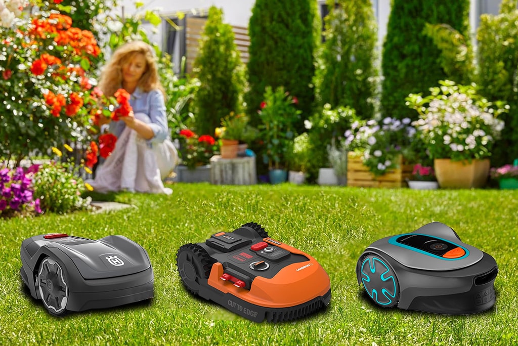 los 3 mejores robots cortacesped para jardines pequeños