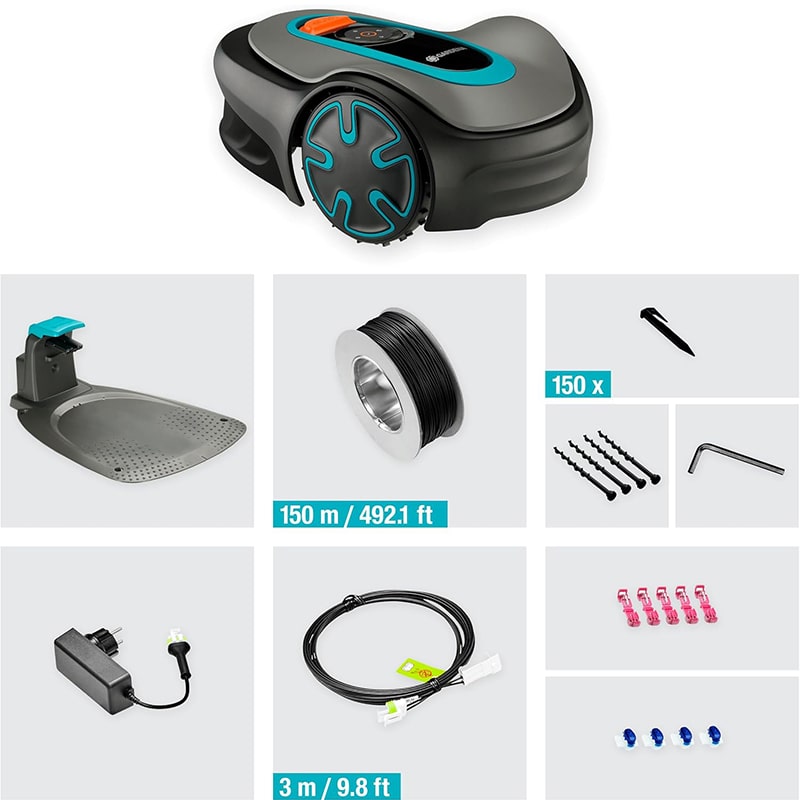 Robot cortacésped Gardena SILENO Minimo 500 m² unboxing
