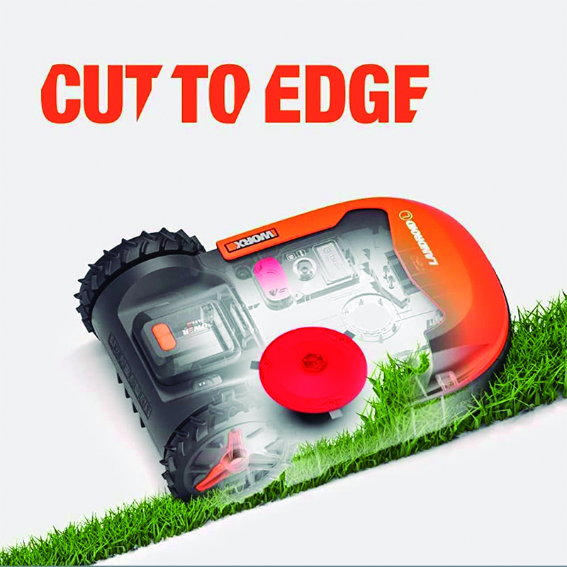 cortacésped robot worx landroid hasta 500 m2 Cut to Edge