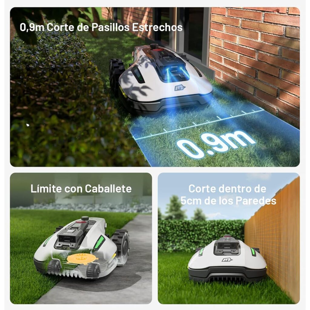 MAMMOTION YUKA Mini 500 pasillos estrechos